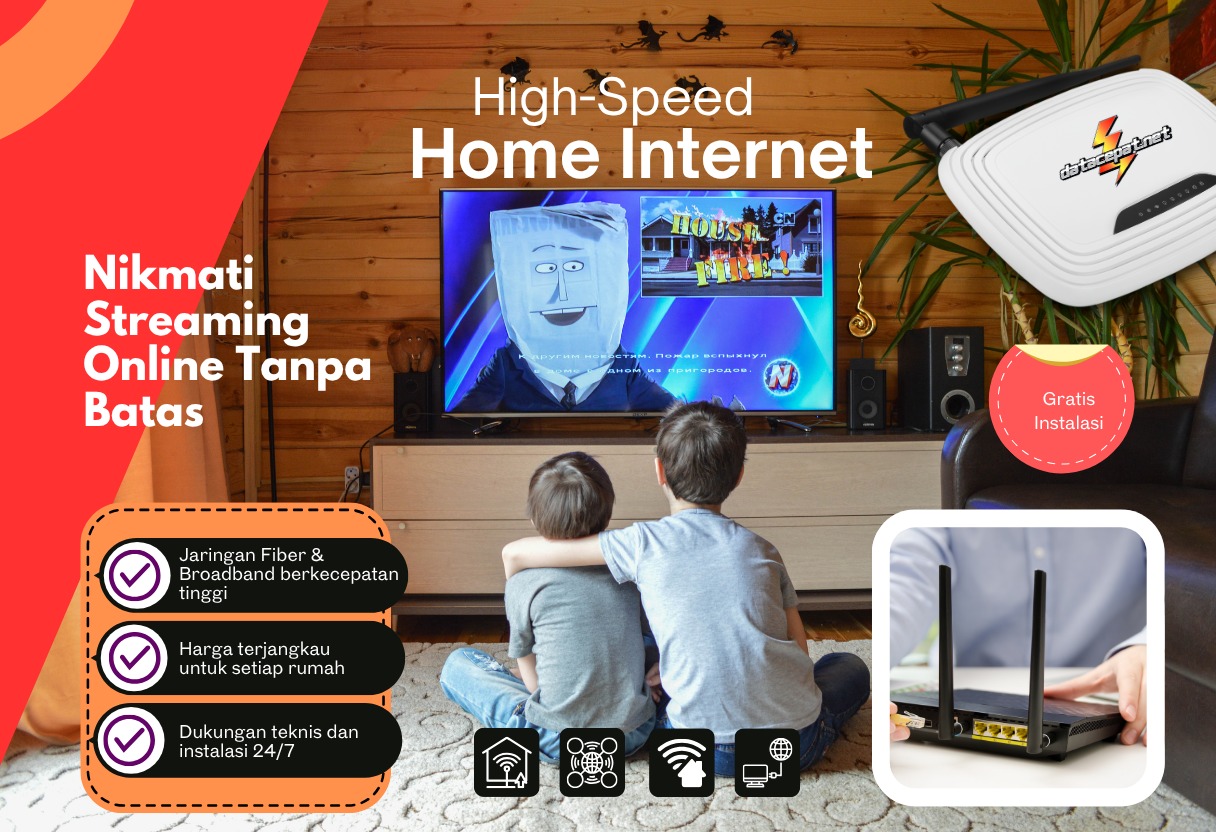 layanan Home Internet termurah datacepat.net